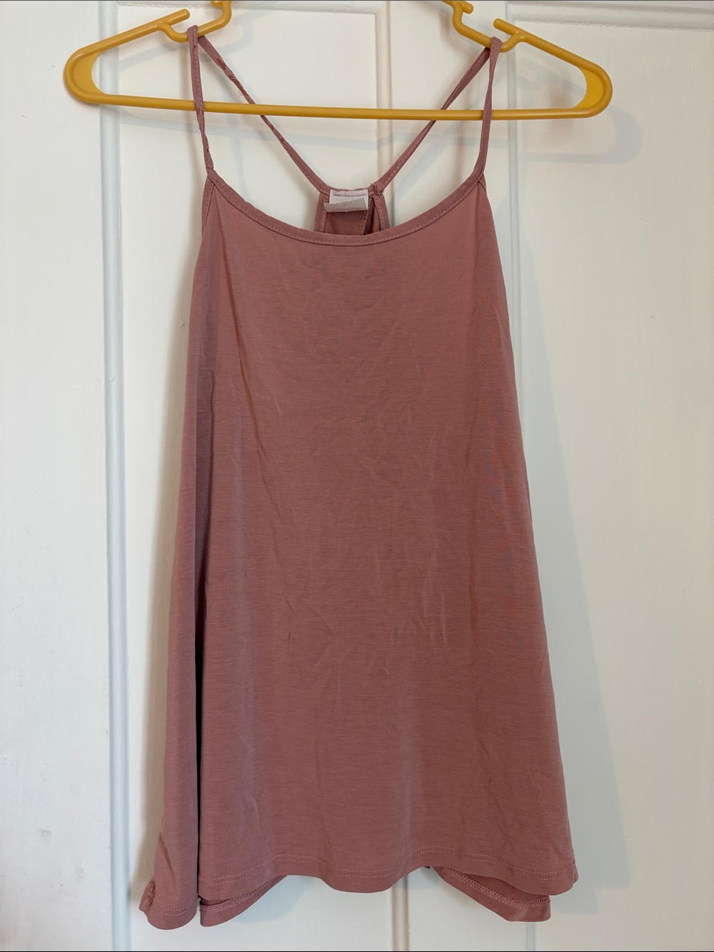 Hummingbird Mauve Pink Strappy Tank Top